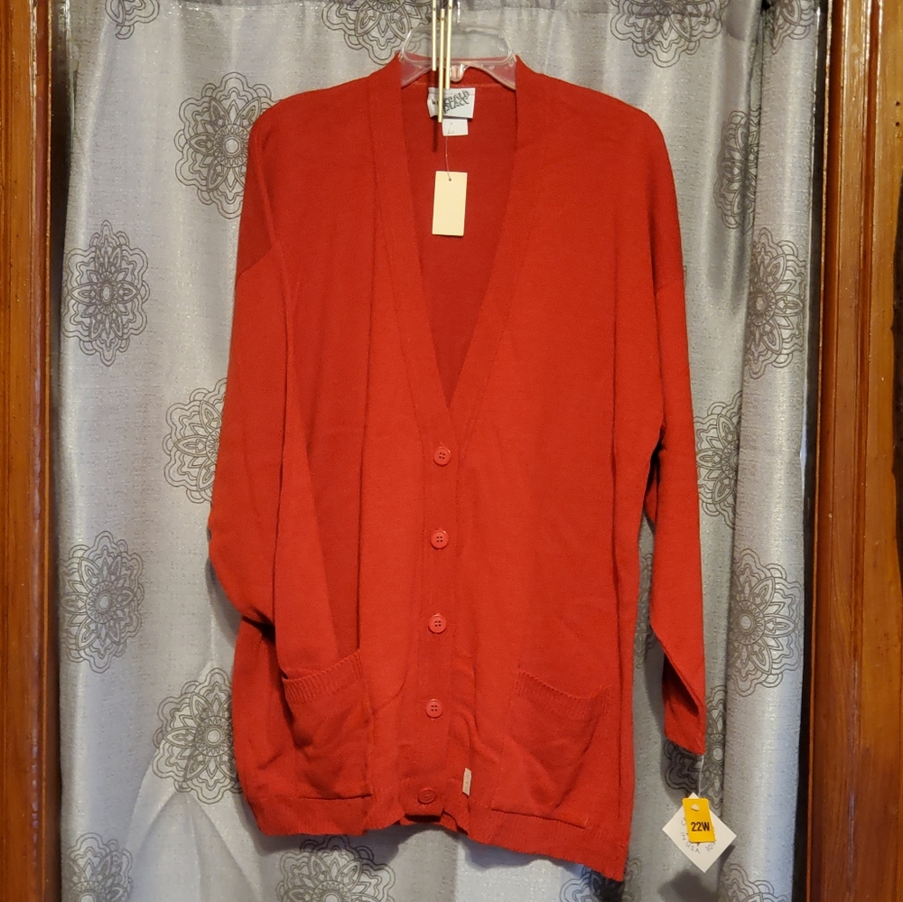 Vintage Womans Cardigan Size 22W